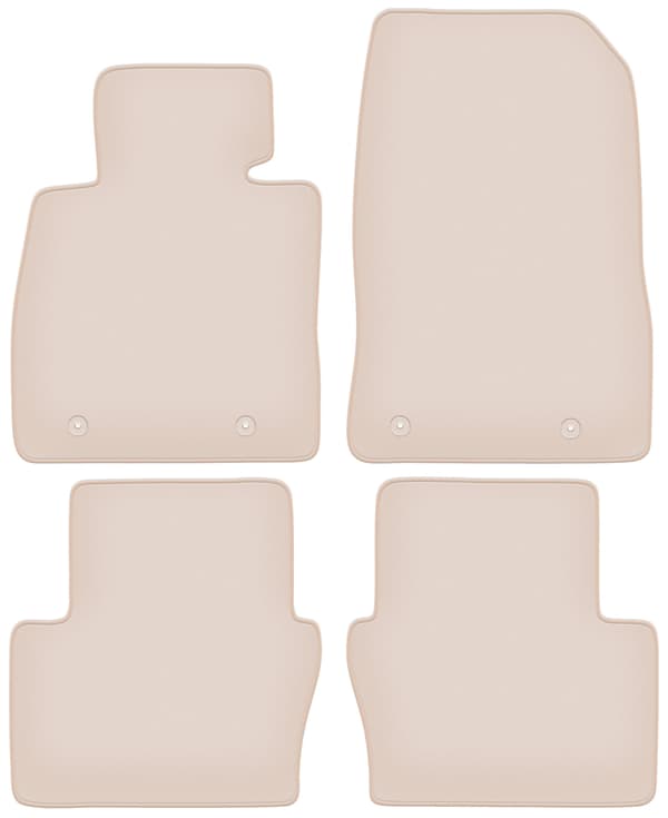 PREMIUM beige gulvmåtter til: Mazda 2 IV hatchback 2014-
