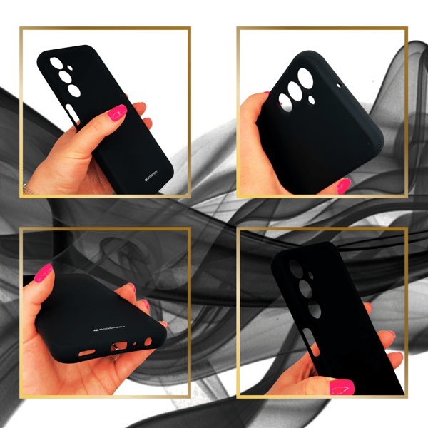 Mercury Silikone Etui til Samsung Galaxy A05s, Sort