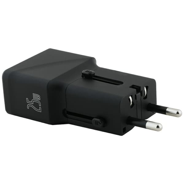 TUMI Matkasovitin 25W USB-C / USB-A musta