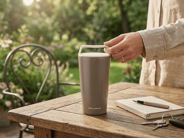 VERDI TERMOKOP 450ML LYS GRÅ