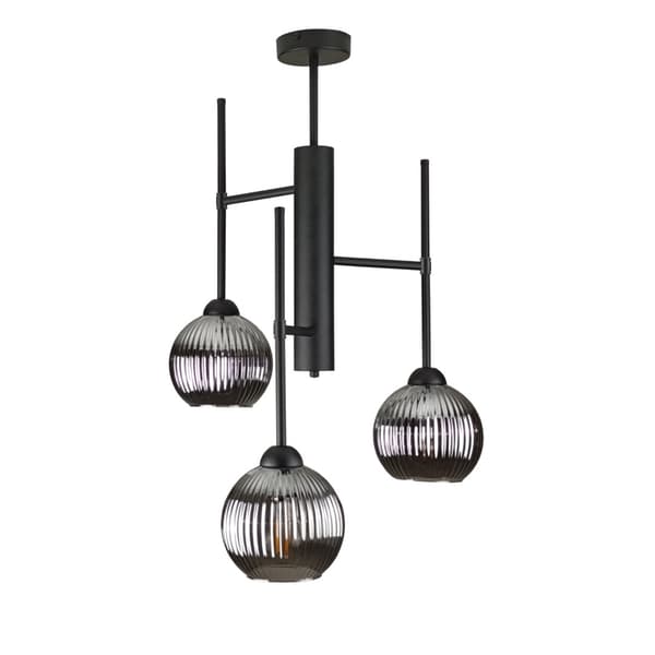Loftlampe 3xE27 KLIPER MØRK
