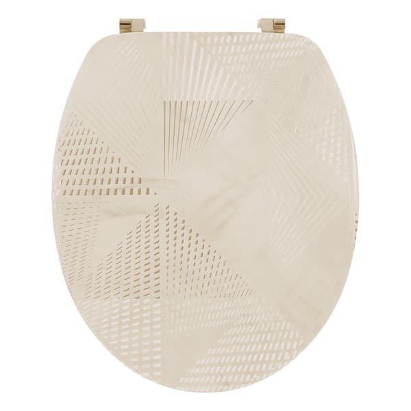 Velo beige marmor toiletsæde