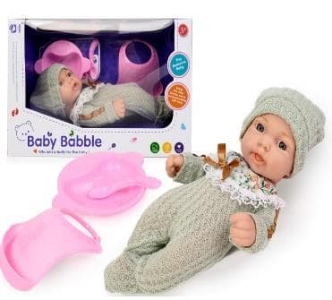 Baby med tilbehør