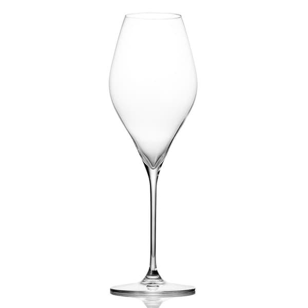 Set med 4 vitvinsglas SWAN 400 ml transparenta DUKA