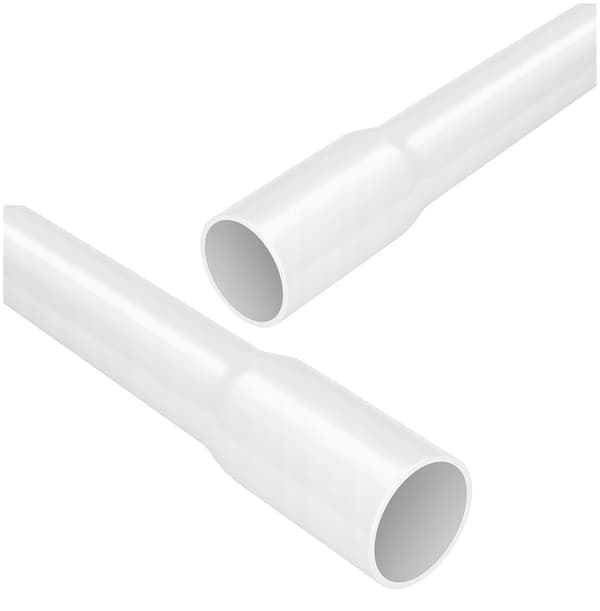 28 mm styvt expanderat elinstallationsrör för kablar 2 m vit AKS