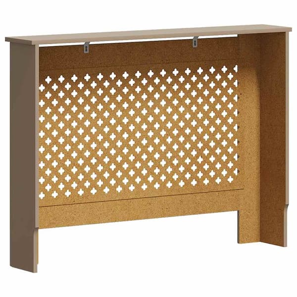 vidaXL Radiatorskydd, 112x19x81 cm, MDF