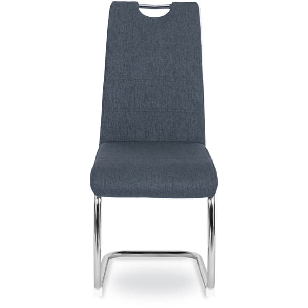 LOPEZ Klädd Matstol Mörkgrå på Cantilever Modern