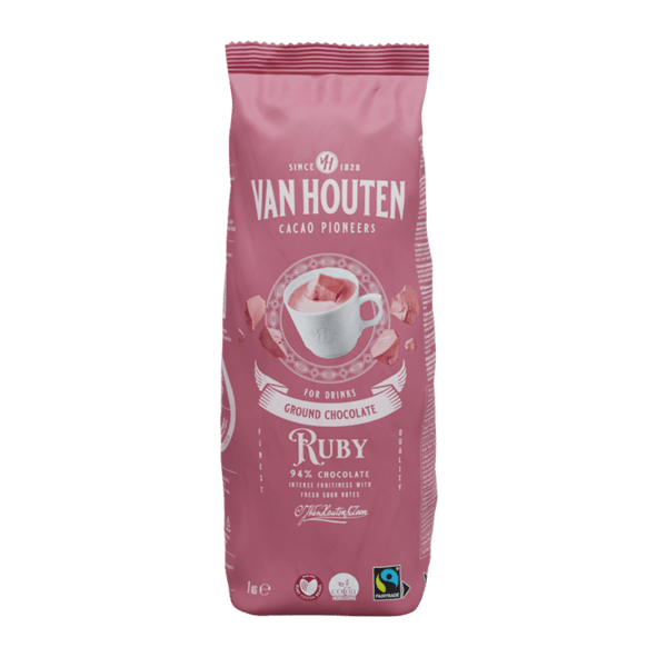 Van Houten GROUND RUBY rubiinisuklaa 1kg