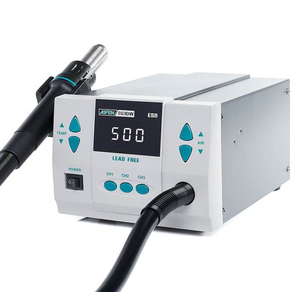 AIFEN 861DW 1000W varmluftslödstation + varmluftslödkolshållare