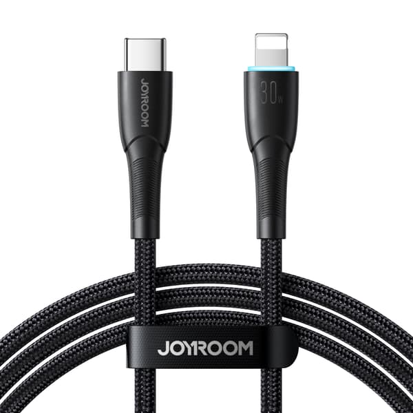 iPhone Starry -sarjan USB-C-kaapeli - Lightning 30W 1m musta