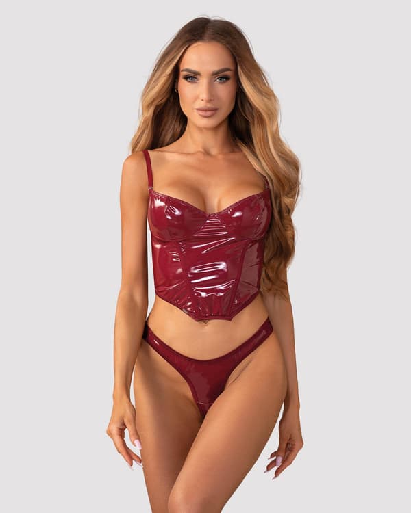 Redya-korsetti ja stringit L/XL