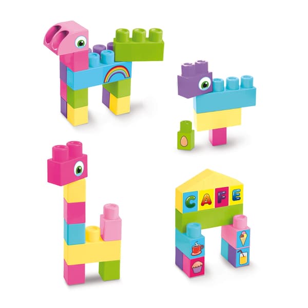 Big Blocks 26-delte lyserøde byggeklodser 41590