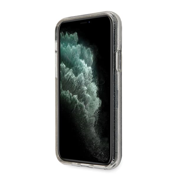 Guess Glitterskal till iPhone 11 Pro, Silver