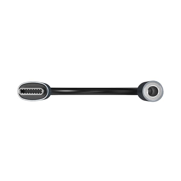 USB-C til 3,5 mm mini-jack adapter - sort