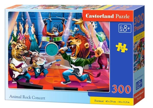 Pussel 300 Djurrockkonsert CASTOR