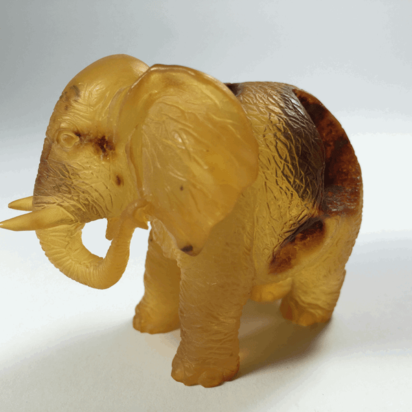 Elefant - Baltisk rav smykker