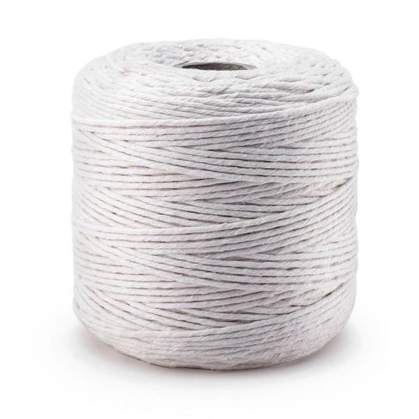 Bomullsmakramésnöre vit 2mm 500g