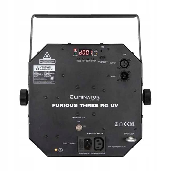 Furious Three RG UV Eliminator - 3-i-1 lyseffekt