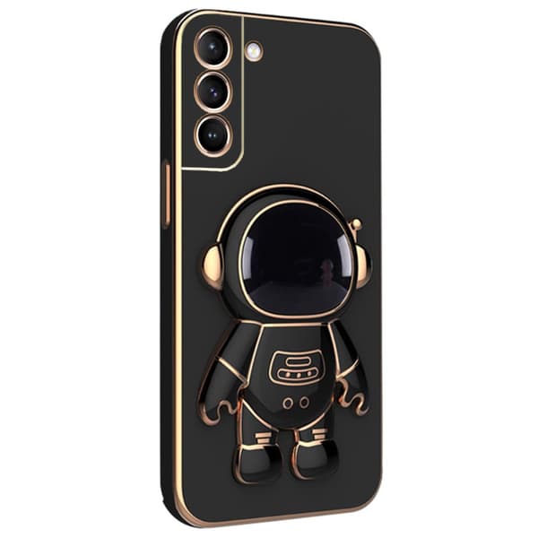 Samsung Galaxy S23 Plus cover, Astronaut, Sort