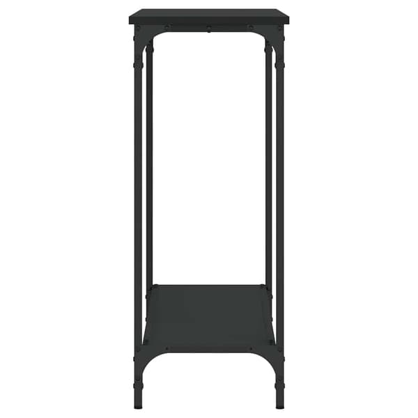 vidaXL konsolbord sort 101x30,5x75 cm