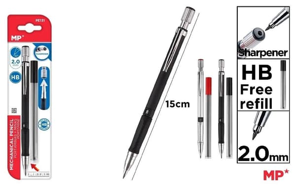 HB 2,0 mm mekanisk blyant