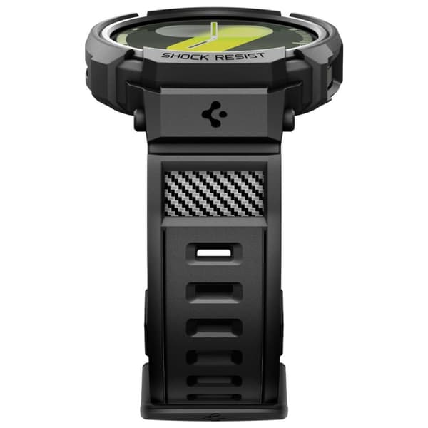 Spigen Rugged Armor Pro Rem til Samsung Galaxy Watch 8 44mm Sort