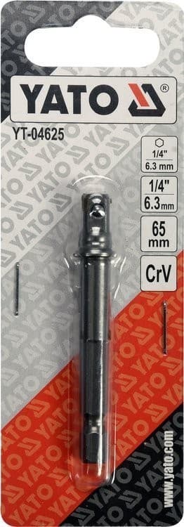 Adapter til bits 1/4 65 mm YT-04625 YATO