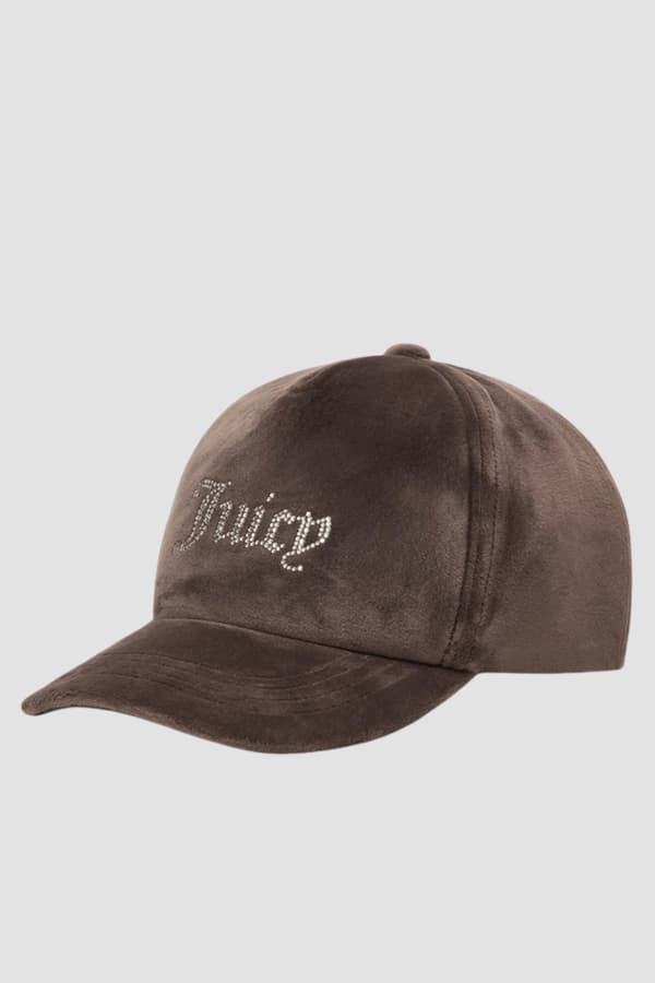 Juicy Couture Brun sammetshatt Veronica för dam