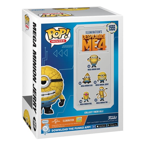 Funko POP Dumma mej 1555 Mega Minion Jerry Samlarfigur