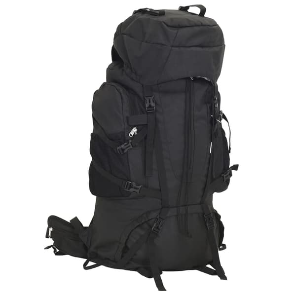 vidaXL vandrerygsæk, sort, 80 l, oxfordstof