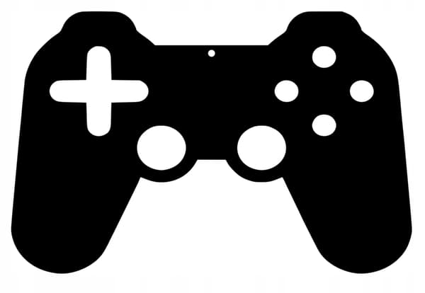 PANEL gardinunderlag til unge til gamer GRA GAME GAMER 90 cm sort