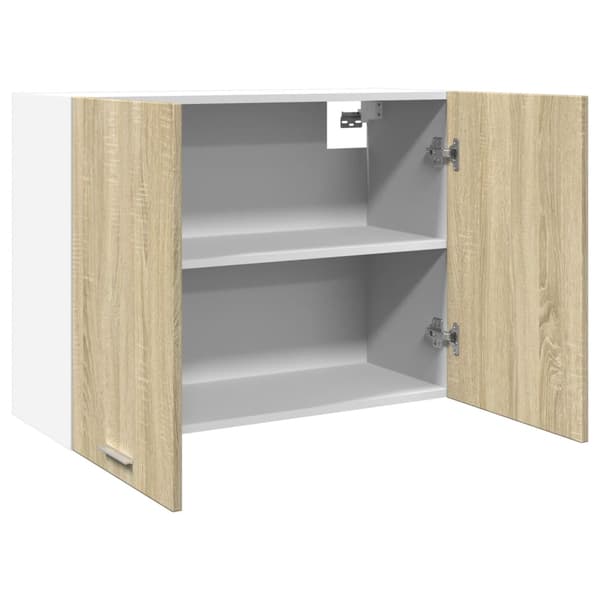 vidaXL vægskab Sonoma eg 80x31x60 cm spånplade