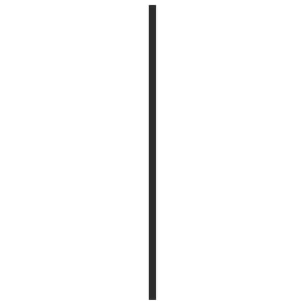 vidaXL skabsgreb 10 stk. sort 480 mm rustfrit stål