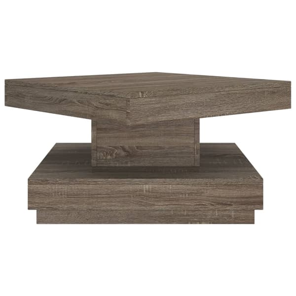vidaXL Sohvapöytä, harmaa, 60x60x35 cm, MDF