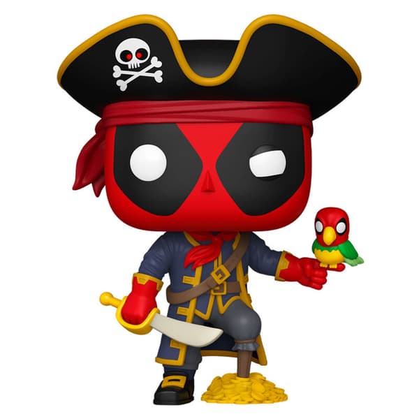 Funko POP Deadpool 1493 Deadpool som Long John Silver Samlarfigur