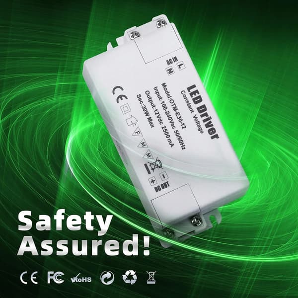 LED-transformer 240 12V DC 2.5A LED MR11, MR16