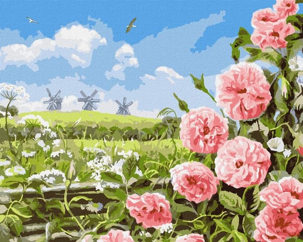 Maalaus numeroilla - Herkät pellot 40x50cm