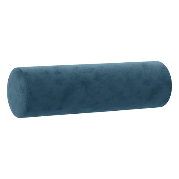 vidaXL 2-sitssoffa med kuddar, blå, 140 cm, sammet