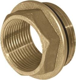 Messingreduktion til han/hun fordeler - G1" x G1/2"