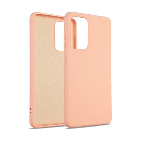 Beline Silikone Etui til Galaxy A20s Rosaguld