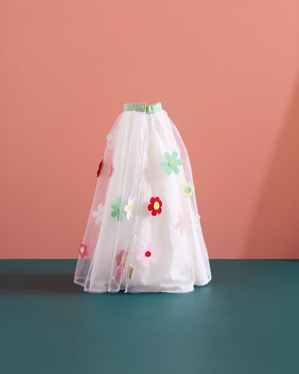 Kid's Concept - Blommig Cape-kostym