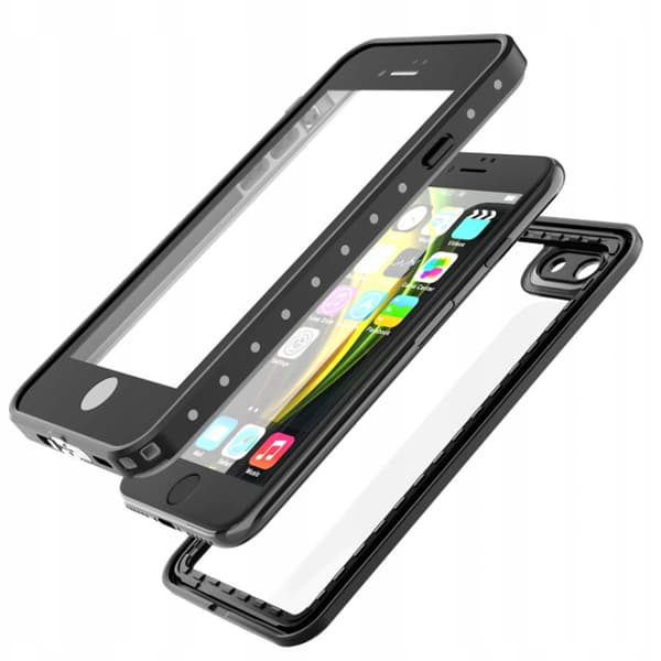 IP68 Vandtæt Etui til iPhone 7/8/SE 2020/SE 2022, Sort