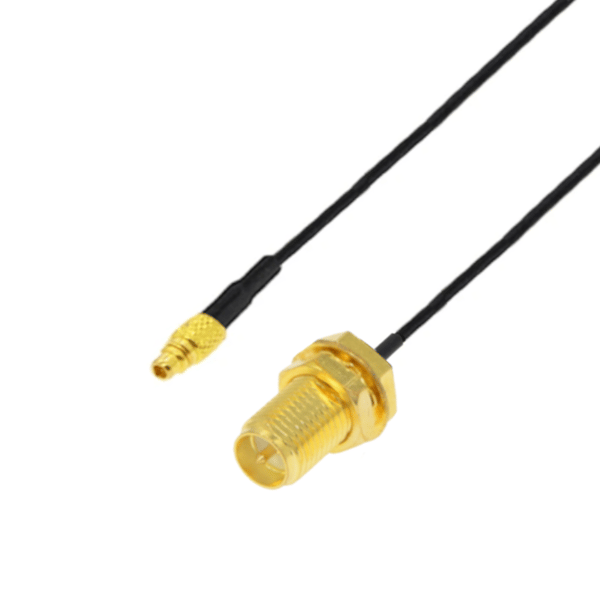 Pigtail mmcx-stik / SMA-RP-fatning RF1.37 5cm