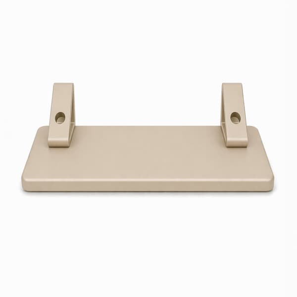 Mini beige væghylde til små dekorationer