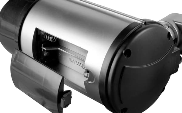 Attrap-CCTV-kamera med LED Silver Batteridriven