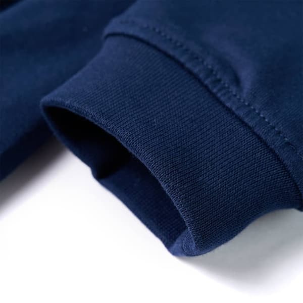Barnklänning med sweatshirt, marinblå, 116