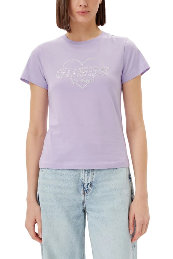 Guess Lavender Narciso S damtröja i bomull