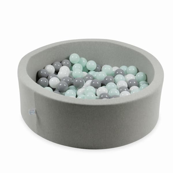 Lelupallot ø7cm 200kpl valkoinen, harmaa, vaalea minttu