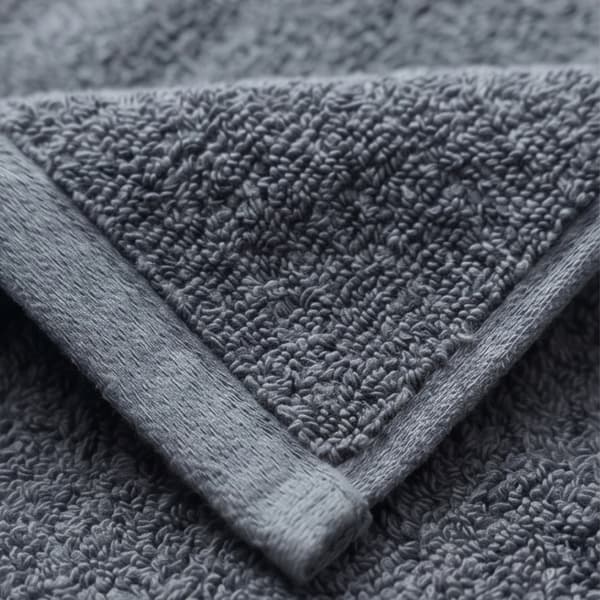 Bomuldsbadehåndklæde hotel SPA grå tyk stor absorberende 100x150 cm