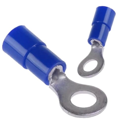 Isoleret ringterminal 1,5 - 2,5 mm2 Blå M3 Ring 1 stk.